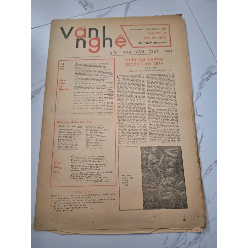 Báo Văn Nghệ số 19 (1175), 10-5-1986 - Vũ Tú Nam - Bài viết tổng kết 799250
