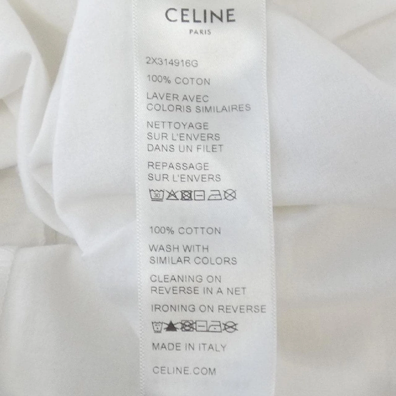 Áo thun logo cổ điển CELINE 2X314916G - Hàng hiệu Authentic 826241