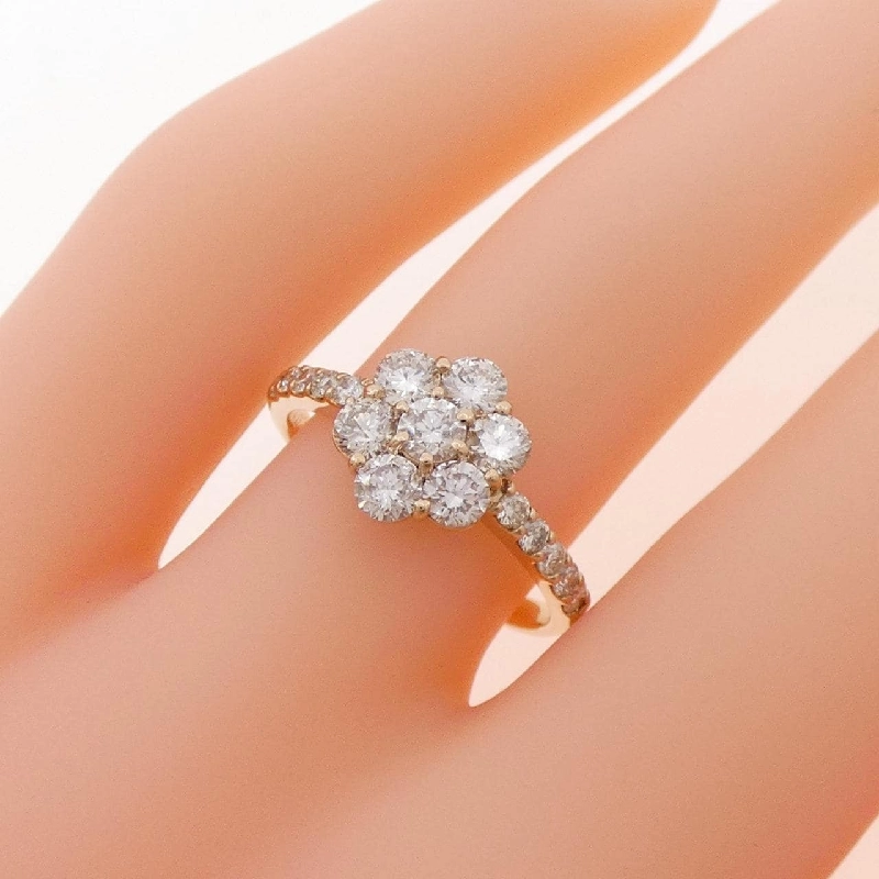 Nhẫn kim cương hoa K18PG 1.00CT 670380