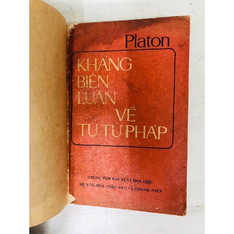 KHÁNG BIỆN LUẬN VỀ TU TỪ PHÁP - PLATON 129796