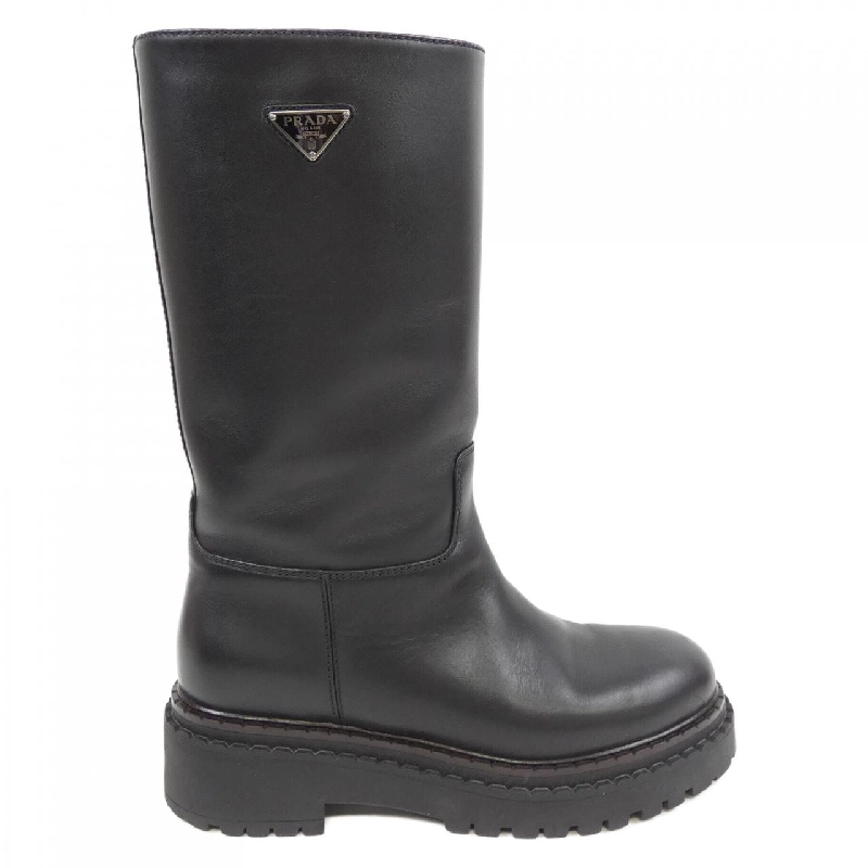 Giày bốt dài PRADA với logo hình tam giác 1U635N - Hàng hiệu Authentic 828749