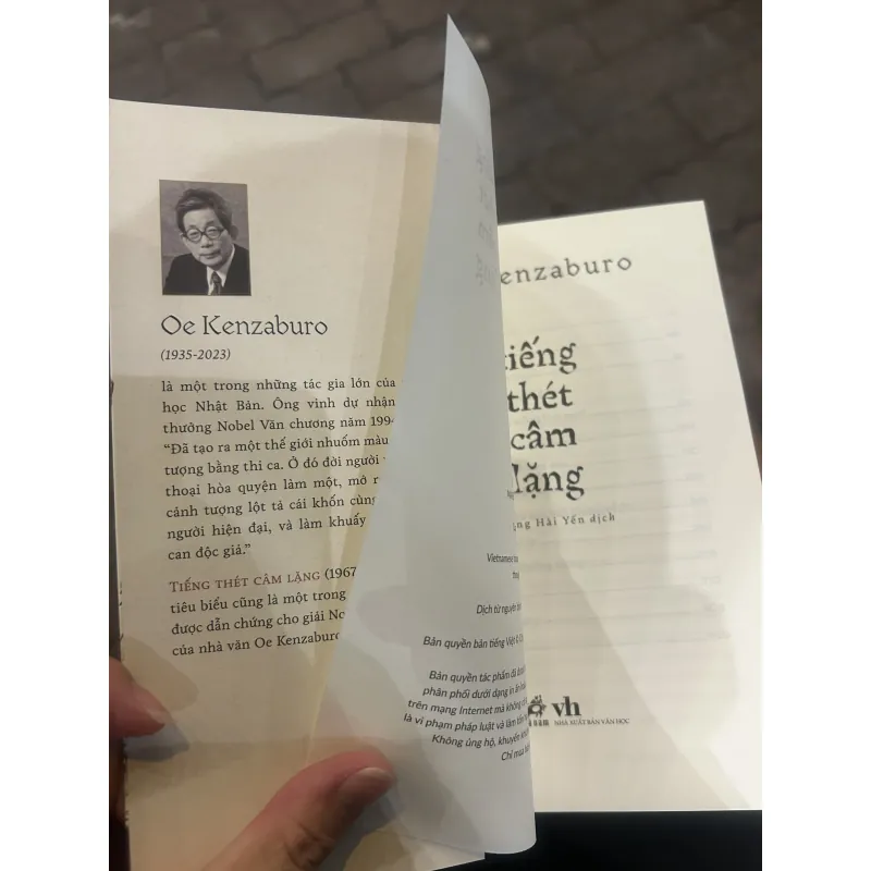 Tiếng thét câm lặng - Oe Kenzaburo (như mới) 930852