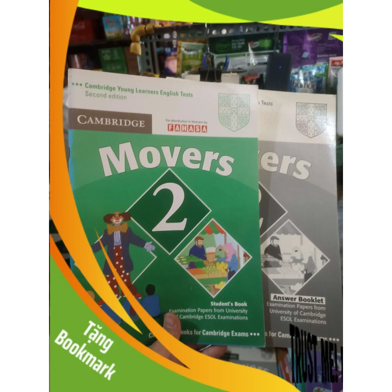 (TẶNG BOOKMARK) Movers 2 Student's book + Answer Viết chì mới 80% Sách tự học tiếng Anh RBK2702 948139