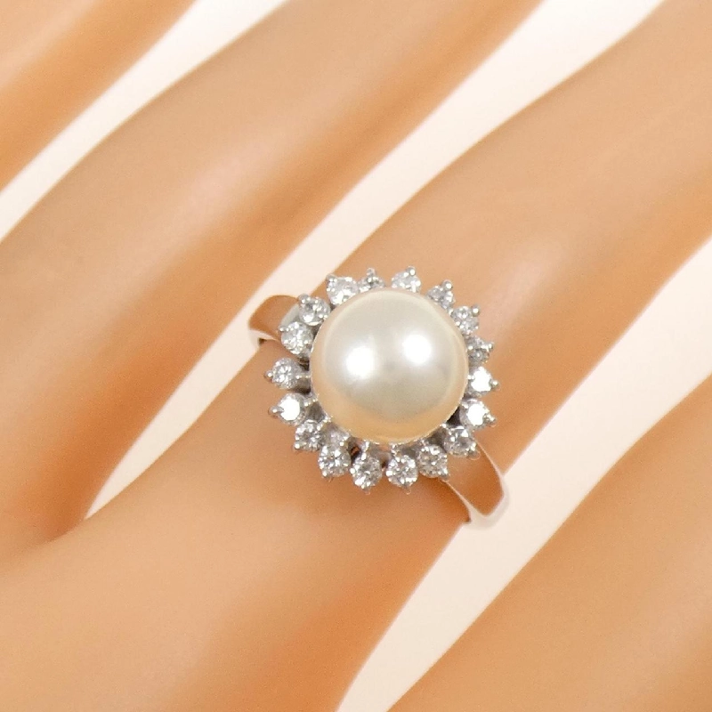 Nhẫn ngọc trai Akoya PT900 8.0mm - Hàng hiệu Authentic 852611