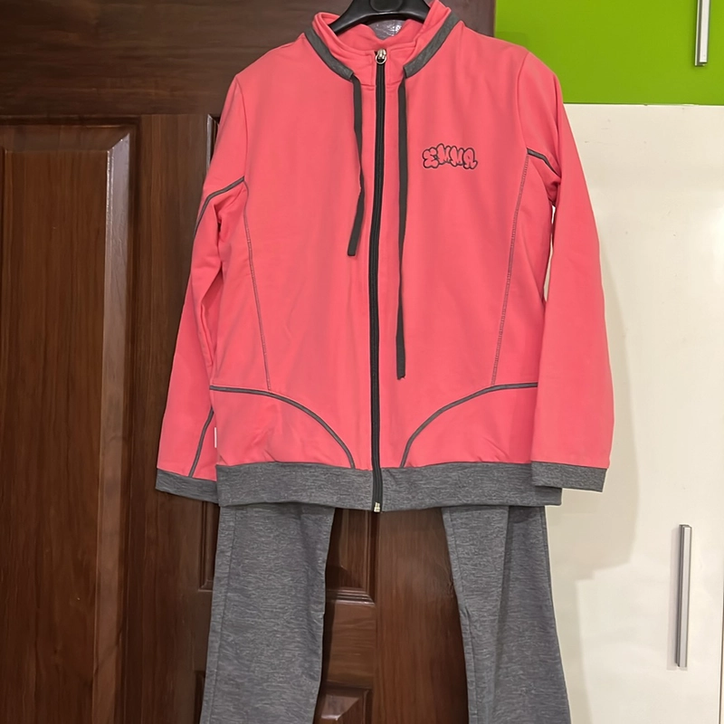 Bộ đồ thu đông Emma hồng ghi 508024