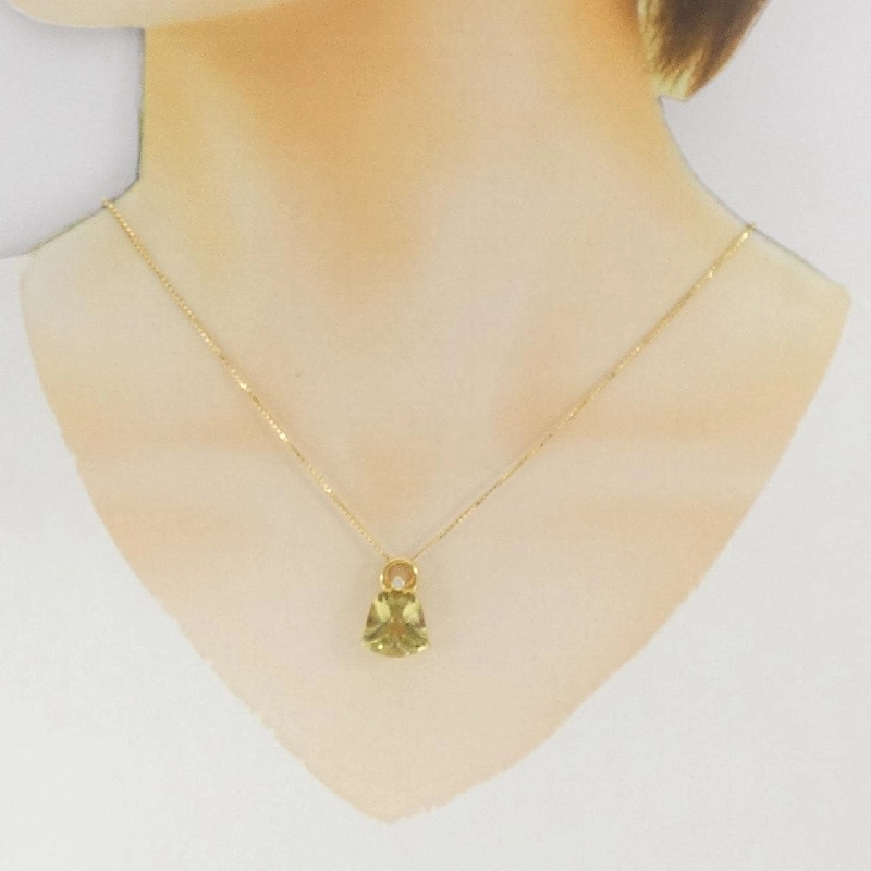 K18YG Đá Quý Dây Chuyền 6.70CT - Hàng hiệu Chính Hãng 859026