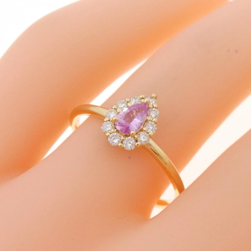 Nhẫn Sapphire K18YG 0.44CT 669229