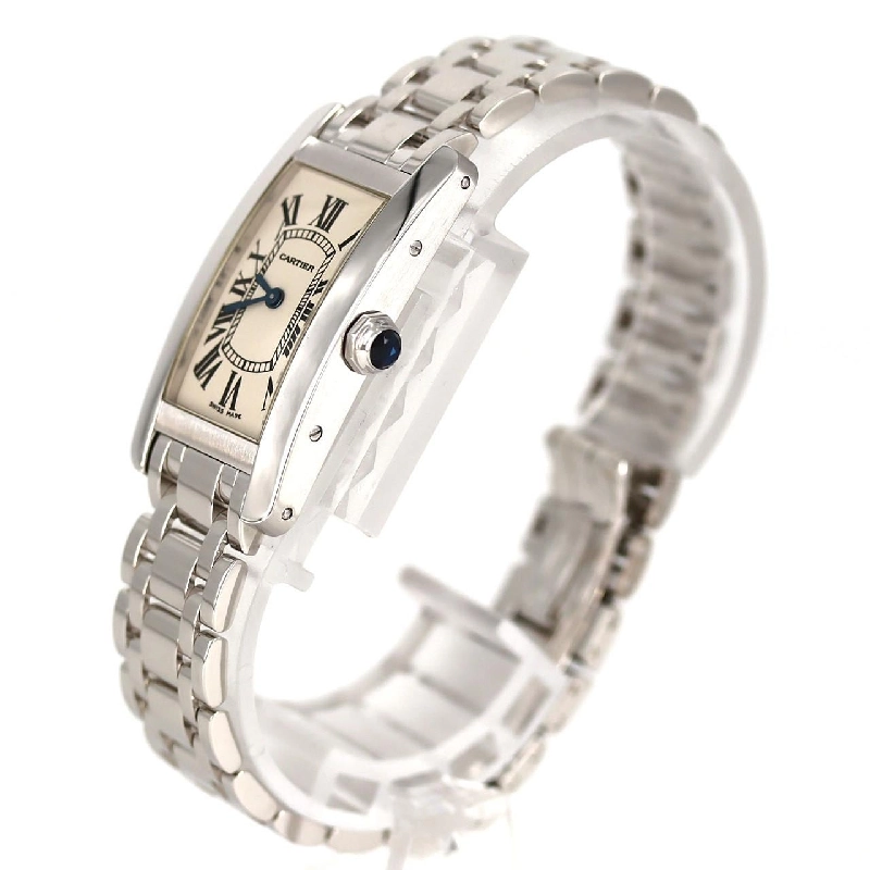 Cartier Tank Americaine SM WG W26019L1 WG Quartz - Hàng hiệu Authentic 874610