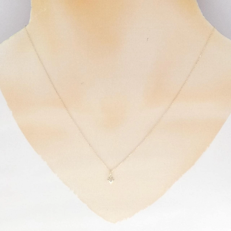 K10YG Dây chuyền kim cương 0.01CT - Hàng hiệu Authentic 858681