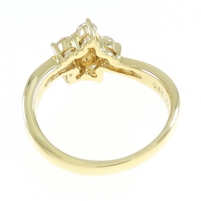 Nhẫn kim cương hoa K18YG 0.66CT - Hàng hiệu chính hãng 856222