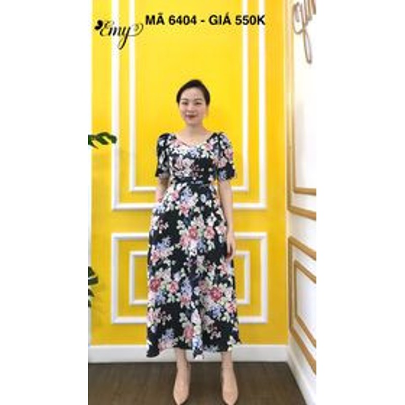 Đầm Maxi Hoa Cánh Tiên Có Túi L 183184