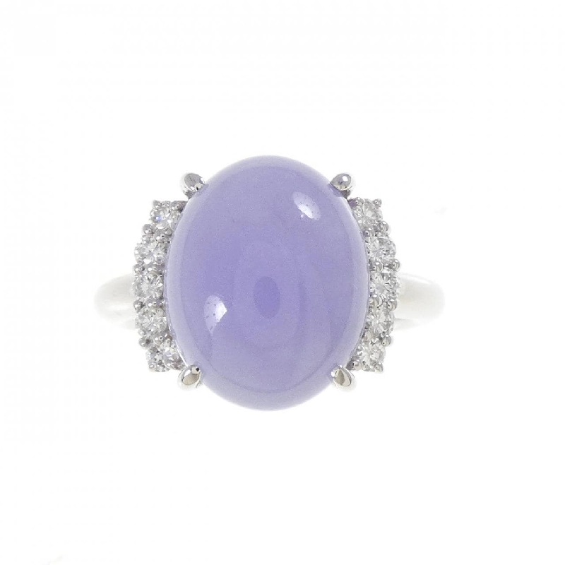 Nhẫn PT900 Ngọc Bích Lavender 7.07CT - Hàng hiệu Chính hãng 853025