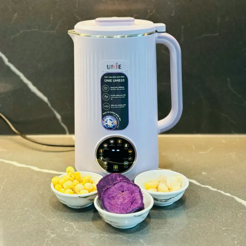 Máy làm sữa hạt UNIE UMB10 dung tích 1L, 8 chức năng xay nấu 798091