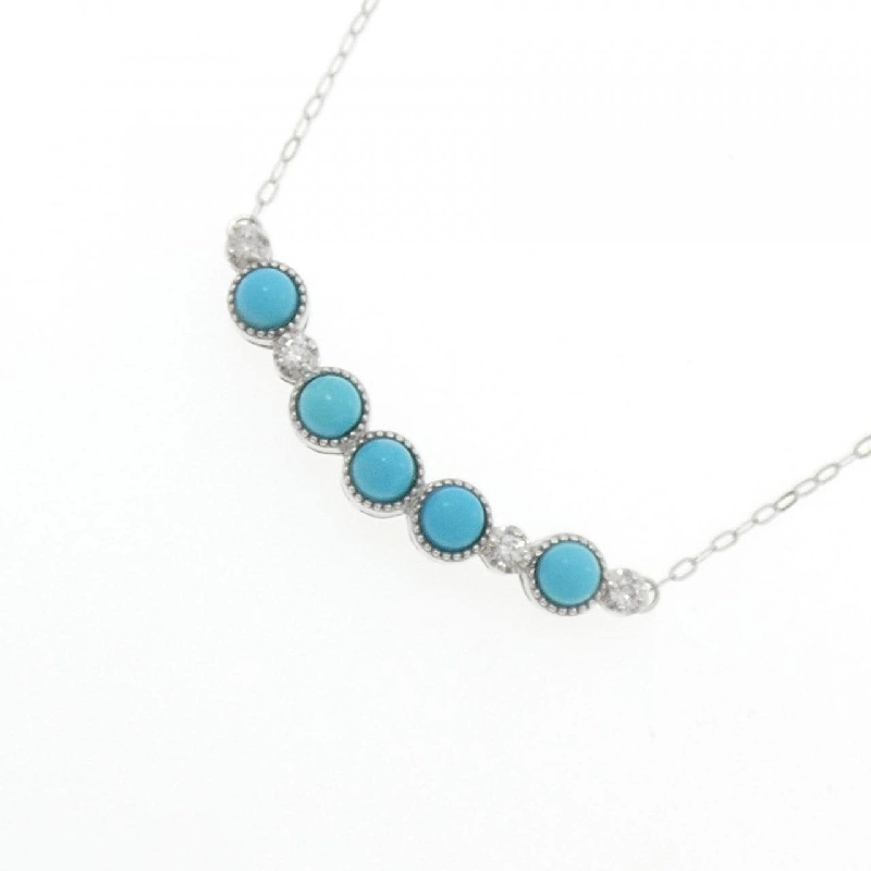 K18WG Mặt dây chuyền Turquoise - Hàng hiệu Chính hãng 856313