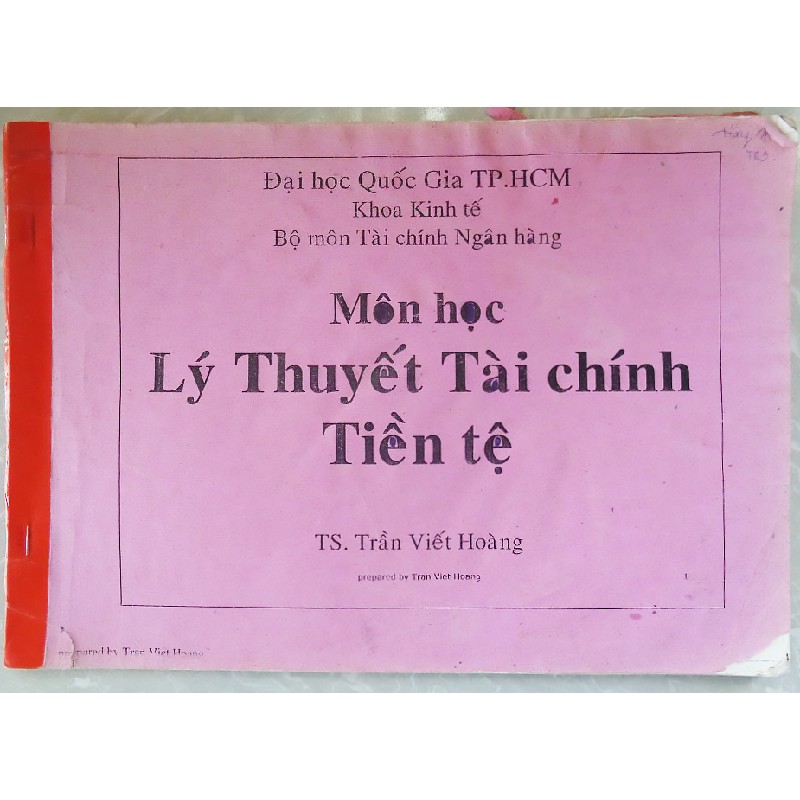 Cuốn photo Slide Môn học Lý thuyết Tài chính tiền tệ 18130