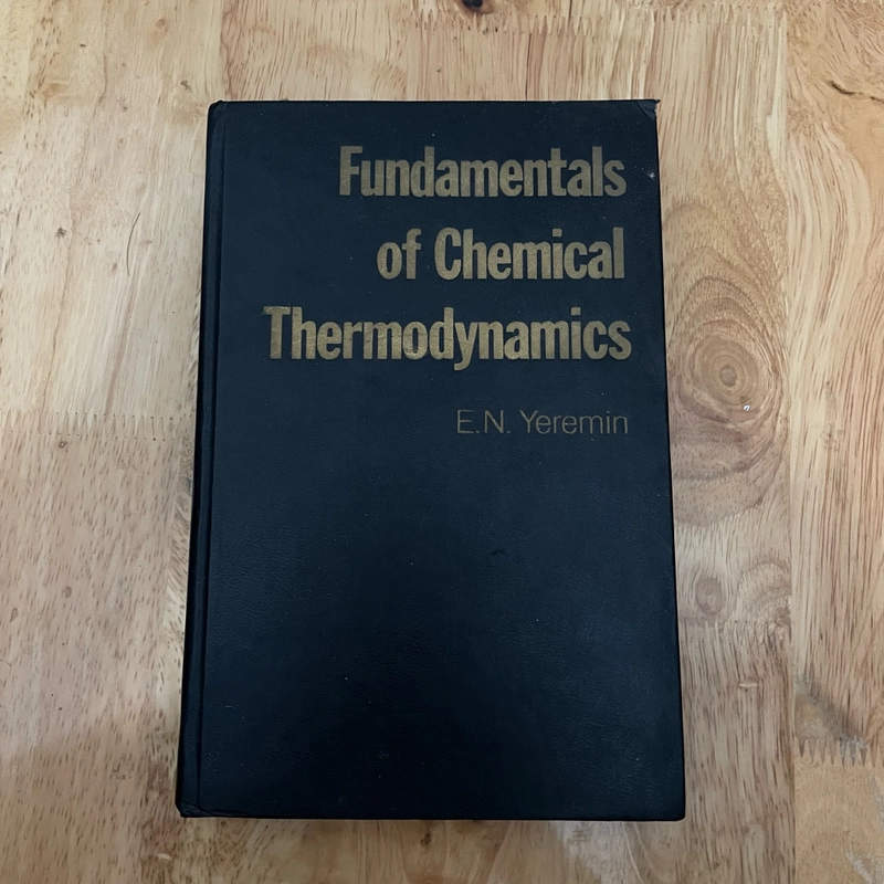 II Fundamentals of Chemical Thermodynamics by E. N. Yeremin - Mir Publishers - 1981 472043