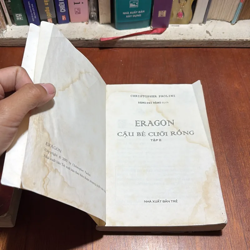 [Sách Không Đẹp, Có Vết Ẩm] - II ERAGON _ Cậu Bé Cưỡi Rồng (2 Tập) - CHRISTOPHER PAOLINI 927775