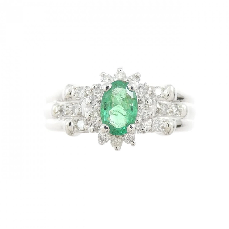 Nhẫn Emerald PT900 0.47CT - Hàng hiệu Chính hãng 854755