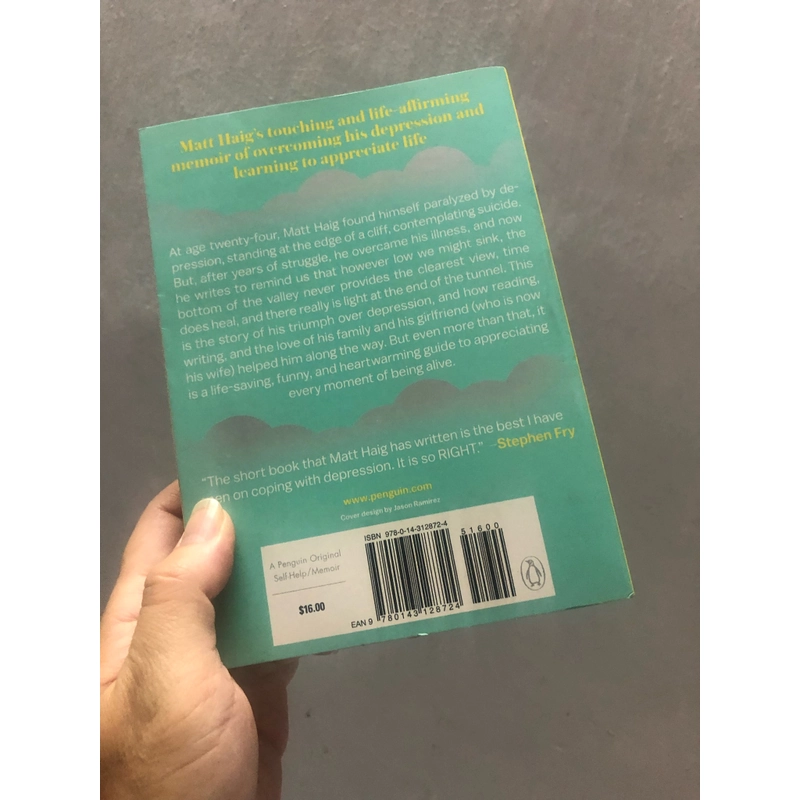 Reasons to Stay Alive (Lý do để sống tiếp) - Matt Haig (bản tiếng Anh, mới 99%) 325452