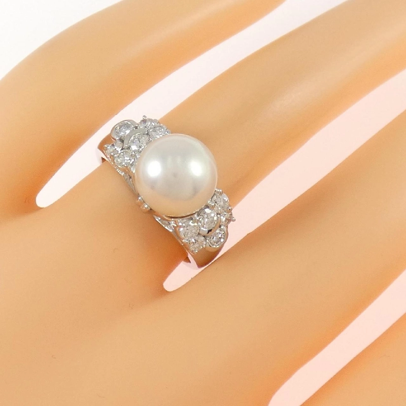 Nhẫn ngọc trai Akoya PT900 9.1mm - Hàng hiệu Authentic 855438