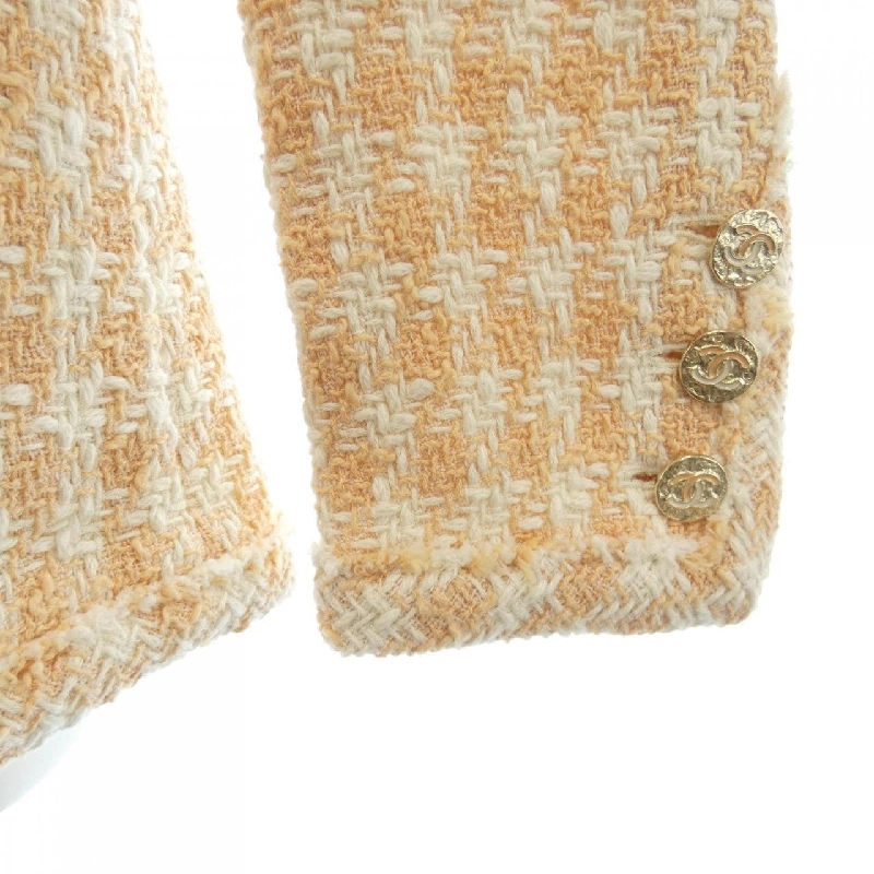 【Mã giảm giá】Áo khoác không cổ CHANEL 636725