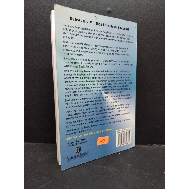 [Phiên Chợ Sách Cũ] No experience necessary contacting and inviting ... Made easy Ron Bakerb kèm CD 2005 2303 421078