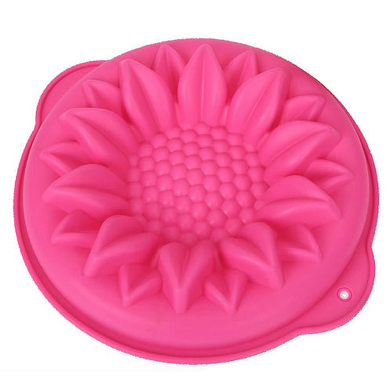 Khuôn silicon làm đế bánh, rau câu hoa hướng dương đại đóa - Loại 30 cm - Mã số 1145 338430