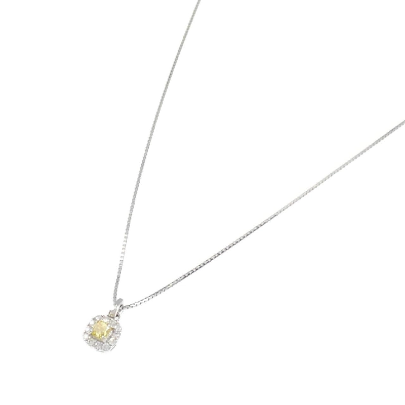 Dây chuyền kim cương PT900/PT850 0.247CT FVY VS2 cắt hình fancy - Hàng hiệu Authentic 874426