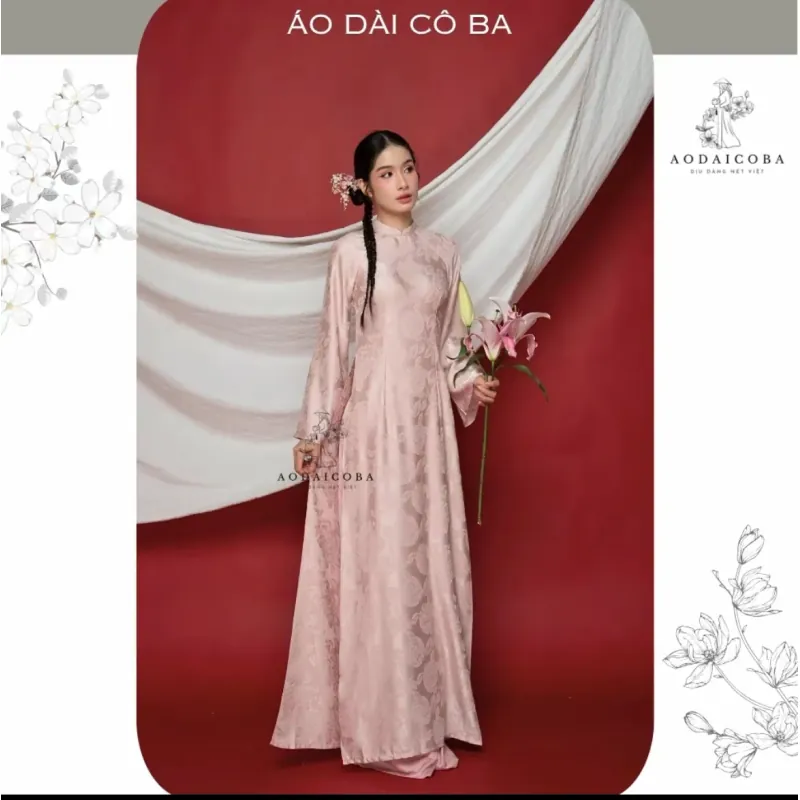 Áo dài lụa 1003171