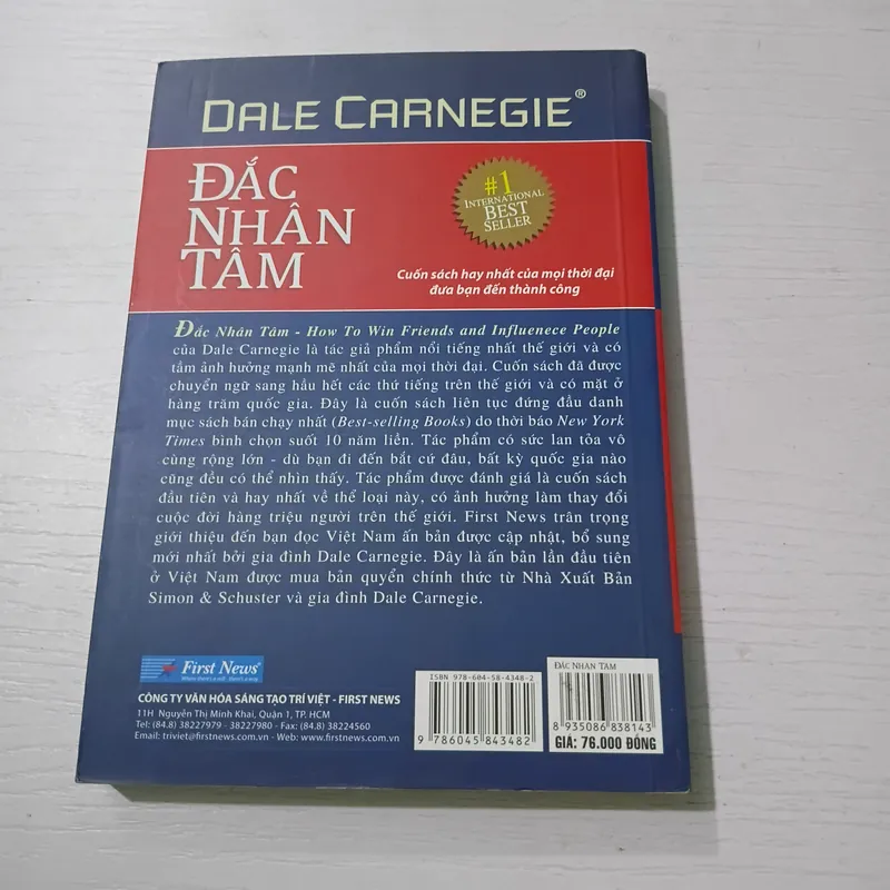 Sách Đắc nhân tâm - NXB tổng hợp 731705