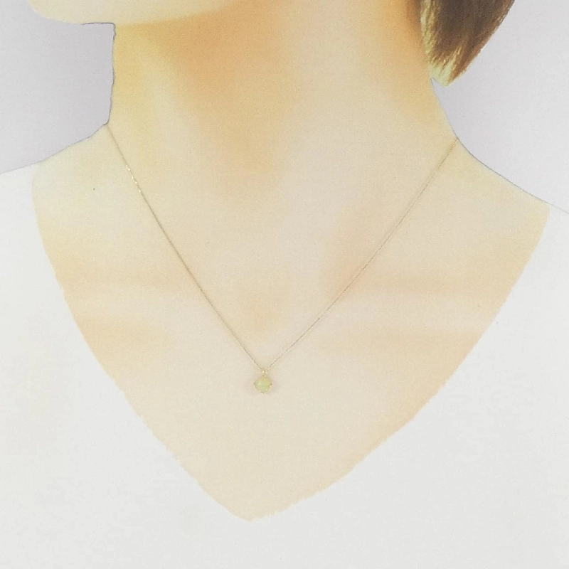 K10YG Opal Necklace - Hàng hiệu Authentic 859353