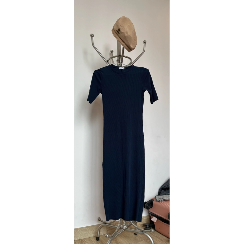 Váy body co giãn tốt size M màu xanh dương 328579