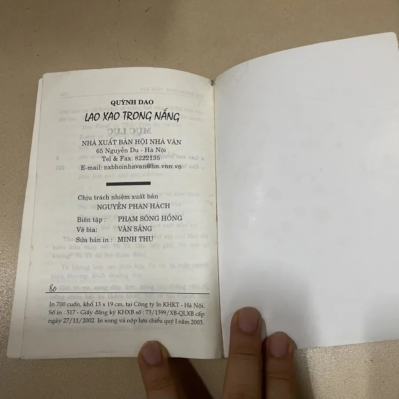 Lao xao trong nắng - Quỳnh Dao (c47) 933349