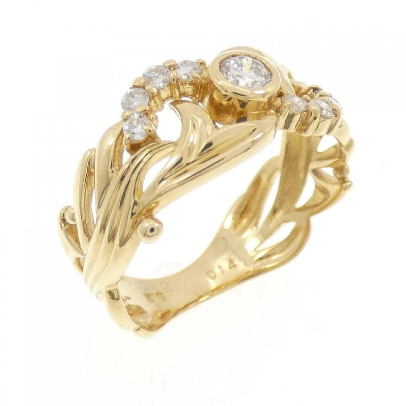 Nhẫn kim cương K18YG 0.14CT - Hàng hiệu Authentic 851736