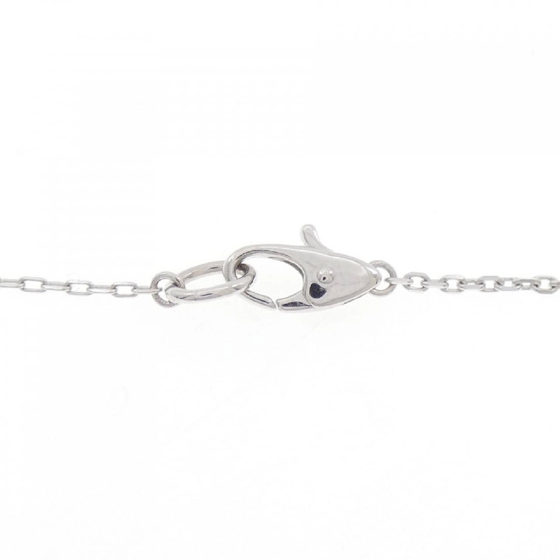 K18WG Dây chuyền kim cương chéo 0.116CT - Hàng hiệu Authentic 848455