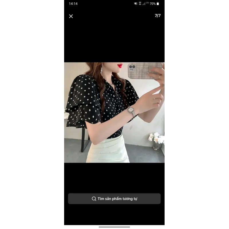 Áo sơ mi hàng Lucydress chính hãng 717524