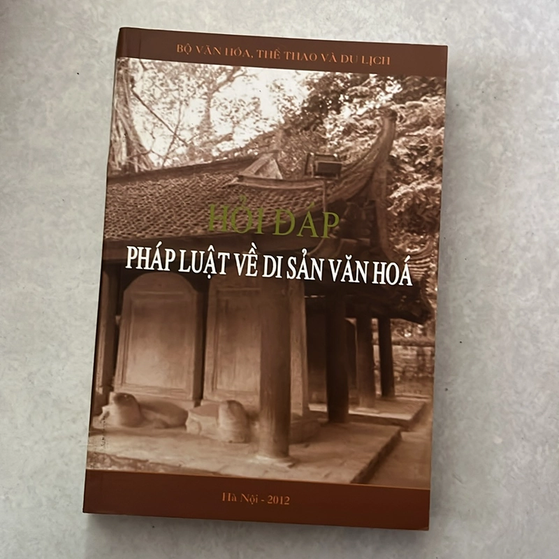 Hỏi đáp Pháp luật về di sản văn hoá 503305