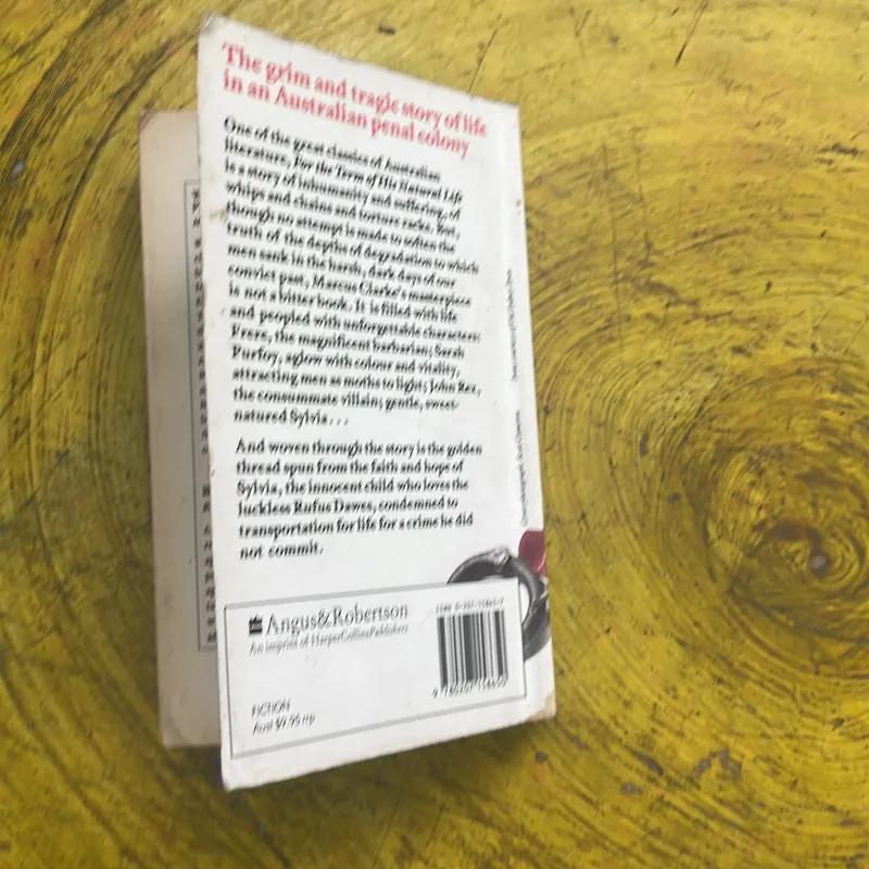 FOR THE TERM OF HIS NATURAL LIFE- MARCUS CLARKE 704266