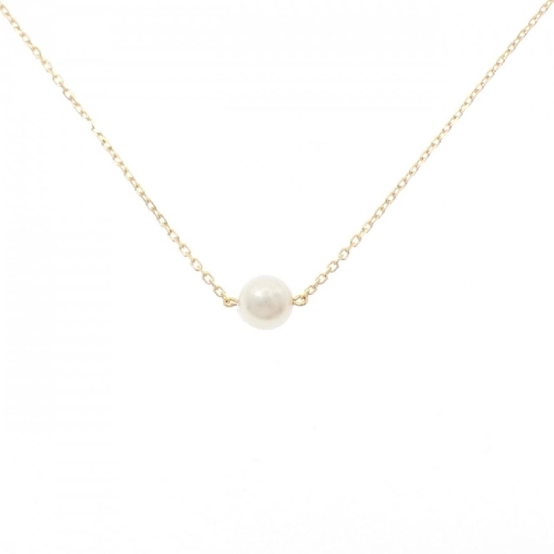 K18YG Ngọc trai Akoya Dây chuyền 6mm - Hàng hiệu Chính hãng 855614