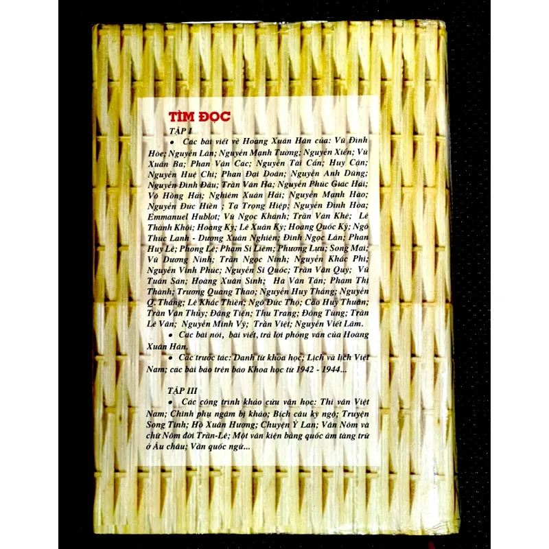 HOÀNG XUÂN HÃN - TẬP 2 :  LỊCH SỬ 1006989