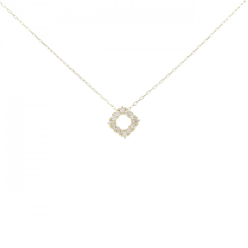 Dây chuyền kim cương K18YG 0.10CT - Hàng hiệu chính hãng 868685