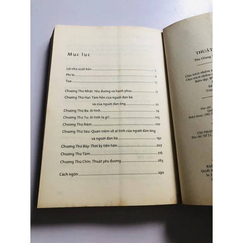 THUẬT YÊU ĐƯƠNG ( Nguyễn Duy Cần) 749133