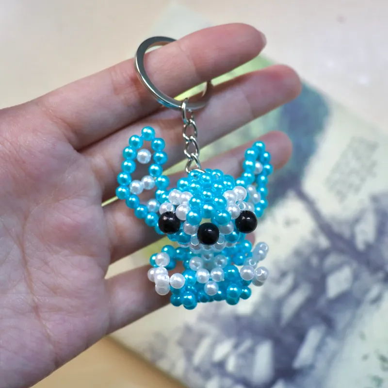 Móc khoá Stitch bằng cườm 934135