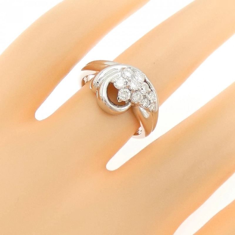 Nhẫn kim cương hoa PT900 0.50CT 667785