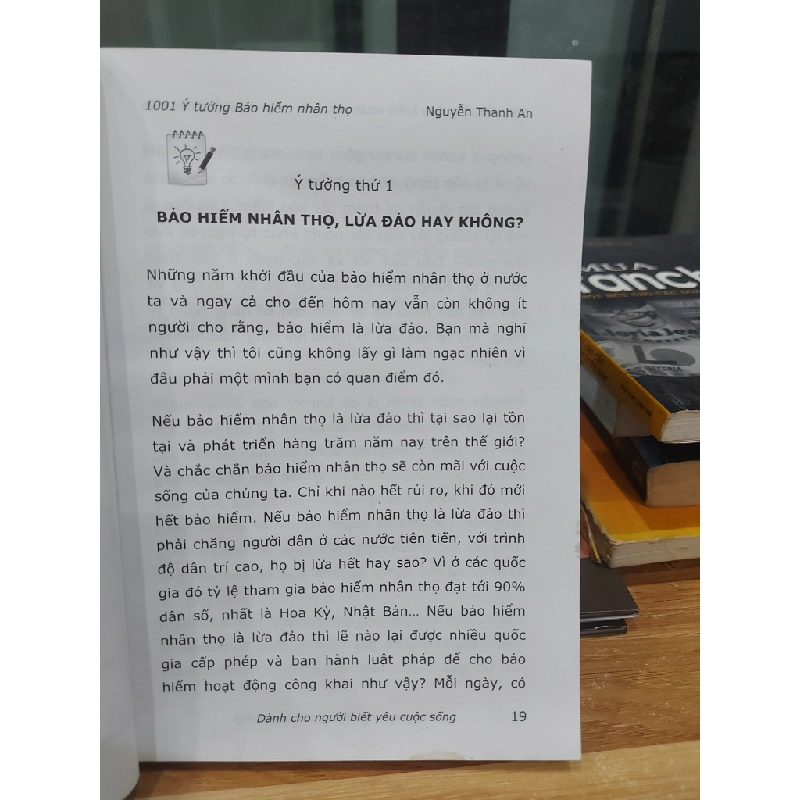 1001 Ý TƯỞNG BẢO HIỂM NHÂN THỌ – NGUYỄN THANH AN 530611