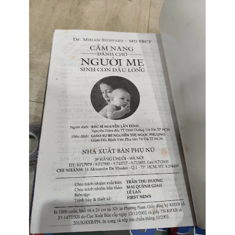 Cẩm Nang Dành Cho Người Mẹ Sinh Con Đầu Lòng - Dr.Miriam Stoppard 358531