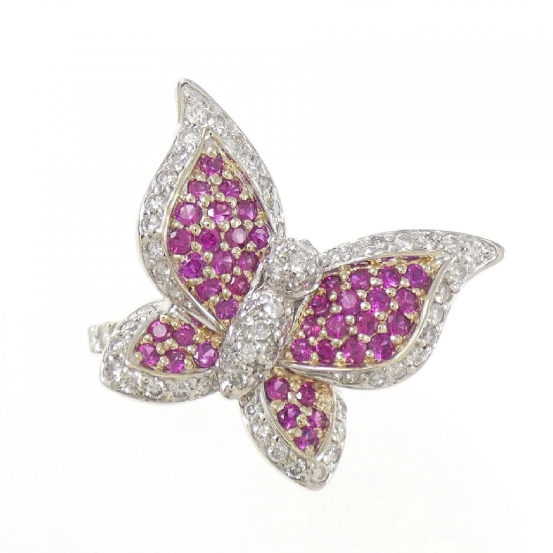 Nhẫn Ruby Bướm K18WG 0.55CT - Hàng hiệu Chính hãng 848759