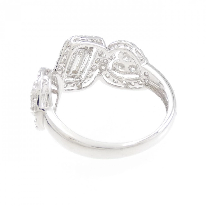 Nhẫn kim cương hình trái tim K18WG 1.00CT 671774