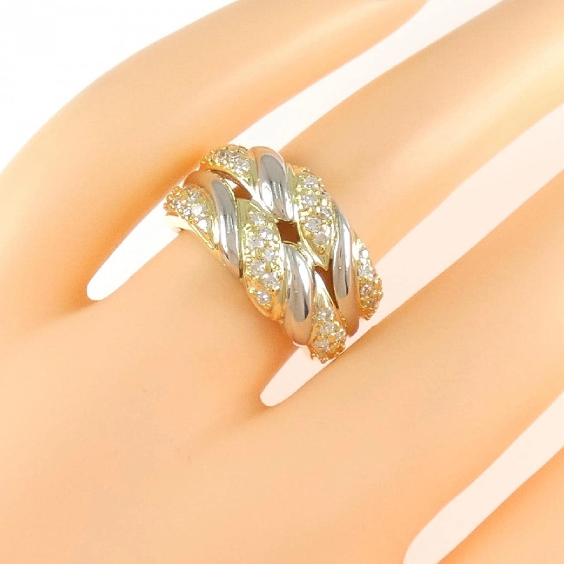 Nhẫn kim cương K18YG/PT900 668449