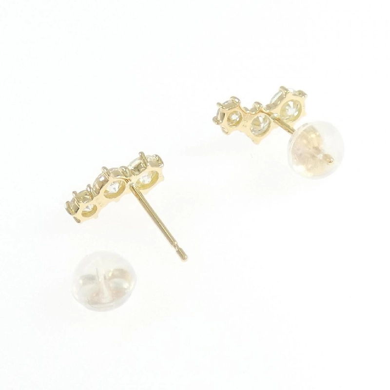 K18YG Bông tai kim cương 0.70CT - Hàng hiệu Chính hãng 868822